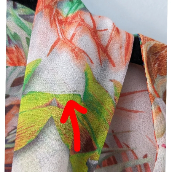 Roberto Cavalli Just Cavalli Floral Tie Neck Blouse - Picture 5 of 10